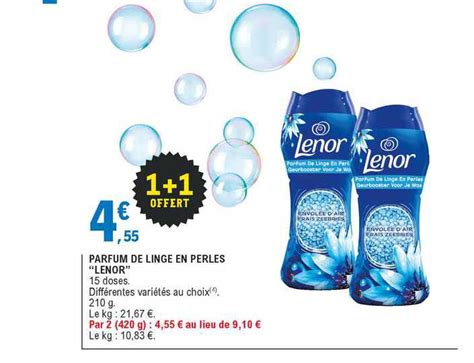 Promo Parfum De Linge En Perles Lenor Chez E Leclerc Icatalogue Fr