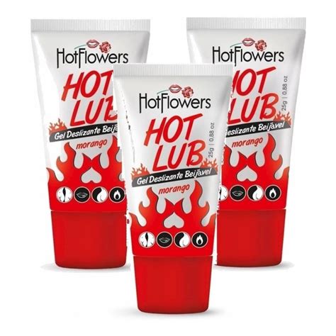 HOT LUB lubrificante beijável 25G HOT FLOWERS Shopee Brasil