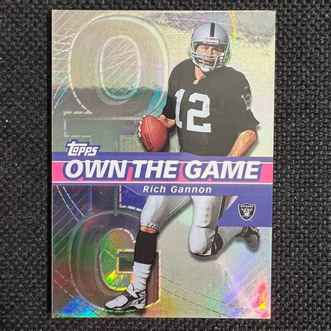 2002 Topps Own The Game Rich Gannon OG6 Oakland Raiders EBay