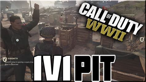 1v1 PIT IN CALL OF DUTY WWII YouTube