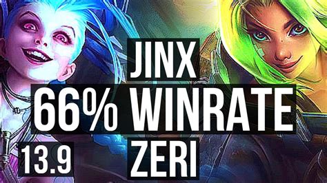 Jinx Rakan Vs Zeri Yuumi Adc Quadra Winrate Kr Master