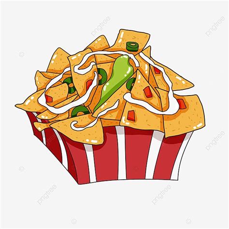 Creamy White Transparent Creamy Nachos Clip Art Nachos Clipart Corn