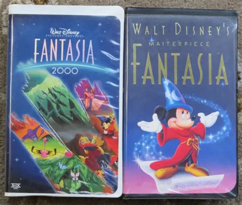 WALT DISNEY'S FANTASIA AND Fantasia 2000 VHS tapes £5.73 - PicClick UK