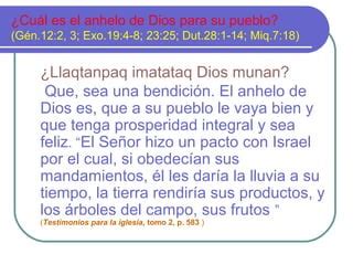 El Pueblo Especial De Dios Ppt