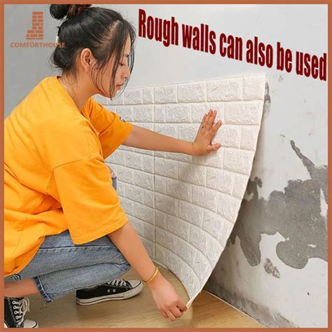 3d Foam Brick Wallpaper Self Adhesive Waterproof Stickers For Home Decoration For Wall Sticker