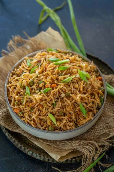 Schezwan Egg Fried Rice Recipe Whiskaffair