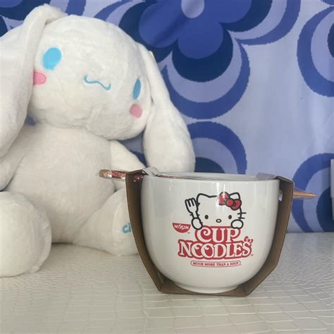 Cup Noodles x Hello Kitty Ramen Bowl Comes w/ cute... - Depop