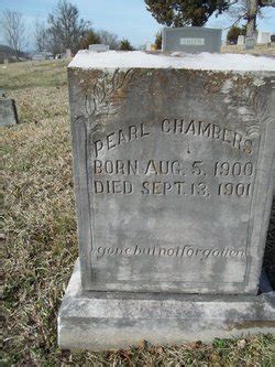 Pearl Chambers 1900 1901 Mémorial Find a Grave