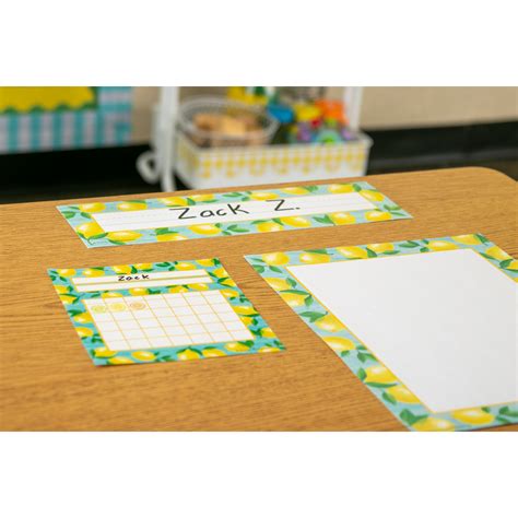 Lemon Zest Incentive Charts Tcr Teacher Created Resources