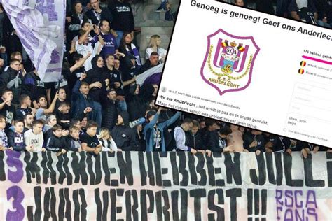 Gva Sport On Twitter Anderlecht Fans Eisen Met Petitie Ontslag Felice