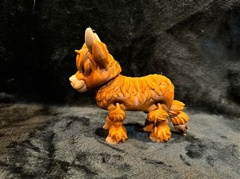 Highland Cow Articulating 3d Printed Multi Color Etsy