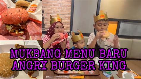 MUKBANG MENU BARU BURGER KING YouTube