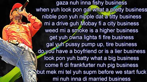 Vybz Kartel Business Lyrics On Screen Tj Records Youtube