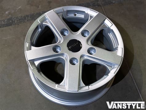 Fox Viper Alloy Wheels Inch Brite Metal Set X Ford Transit Vanstyle