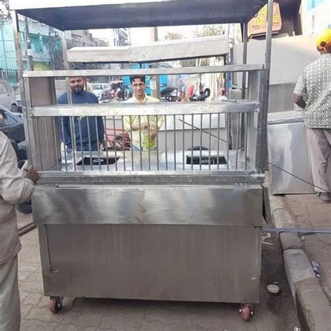 Stainless Steel Chole Bhatoore Counter For Street Food Stall At Rs