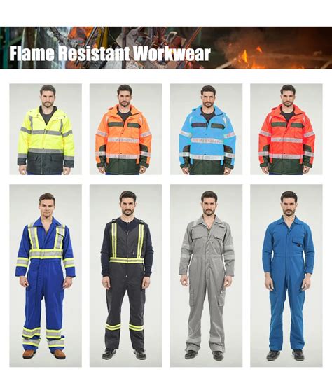 Fr Knit Fr Customized Safety Fireproof Protective Work Flame Resistant