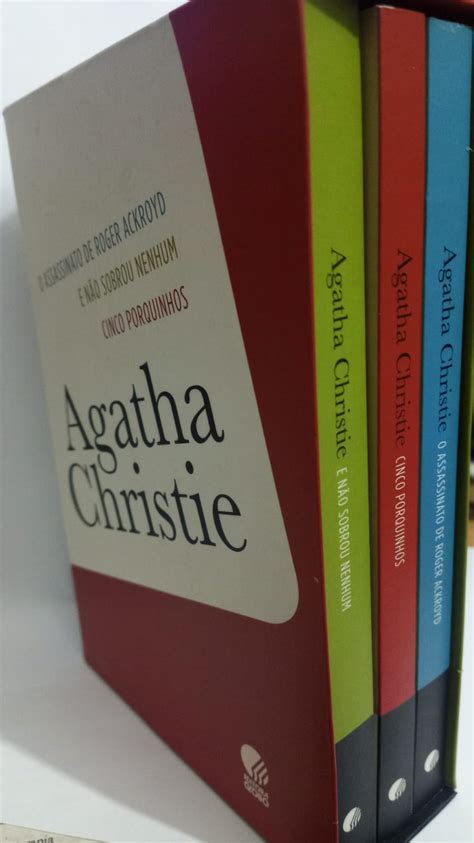 Box Agatha Christie Editora Globo Volumes Seboterapia Livros