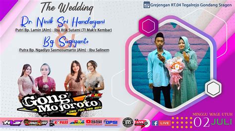 Live Stream Wedding Ninik Yanto Campursari KMB MUSIC JANGKAR PRO