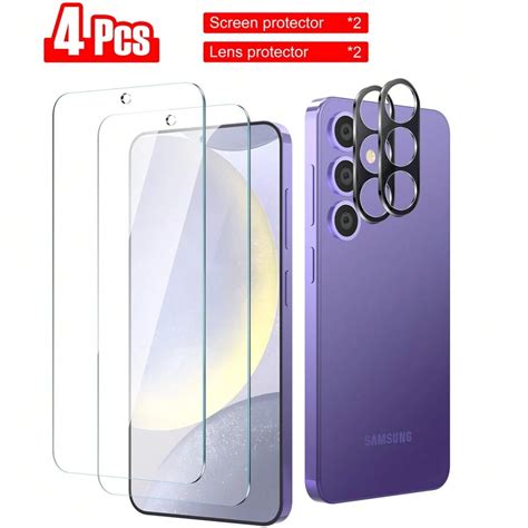 2 2 paquets Protecteur d écran compatible avec Samsung Galaxy A S