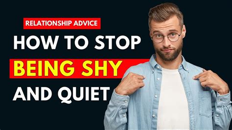 How To Stop Being Shy And Quiet 8 Proven Tips To Overcome Shyness Youtube