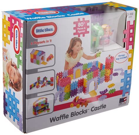 Little Tikes Waffle Blocks Castle Building Kit 18 Pieces New