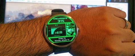 Call Snake Anytime With This Metal Gear Solid Android Watch Watchface