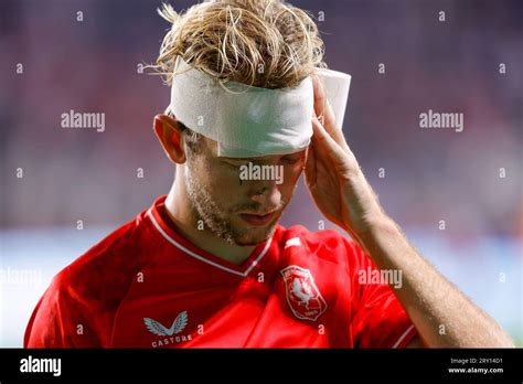 ENSCHEDE NETHERLANDS SEPTEMBER 27 Michel Vlap FC Twente Injured