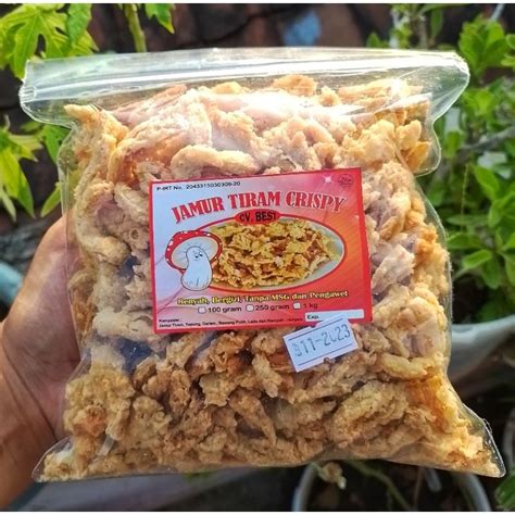 Jual Jamur Crispy Gr Jamur Tiram Crispy Enak Gurih Shopee Indonesia