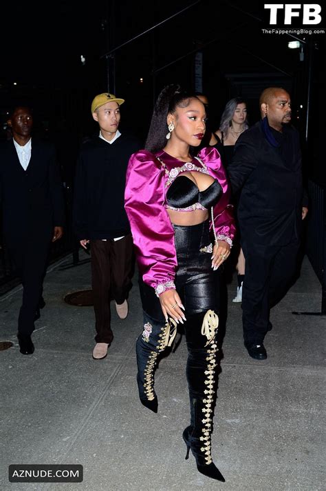 Normani Sexy Seen Flaunting Her Tits At The Standard Hotel Met Gala After Party In New York City