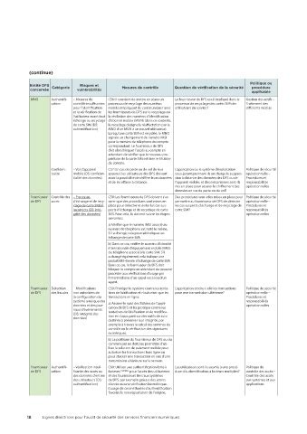 Page 20 Lignes directrices pour l audit de sécurité des services