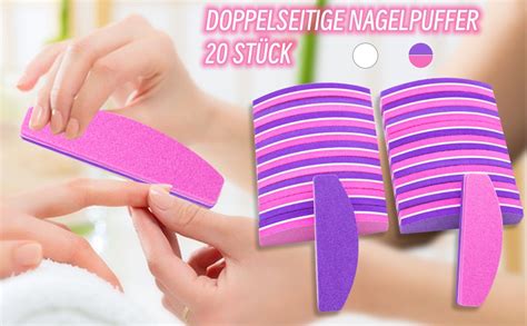 20 Stück Buffer für Nägel Buffer Schleifblöcke Buffer für Gelnägel 100