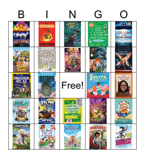 Book BINGO Card