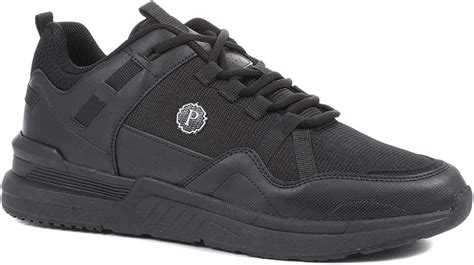 Pavers Men's Lace-Up Trainers - Black Size 11 (45): Amazon.co.uk: Fashion