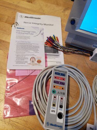 Used Medtronic Nim Response Patient Ready W Cables Accessories