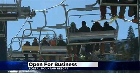 Boreal Mountain Resort Opens For Business - CBS Sacramento