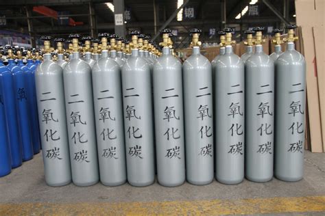 40L High Pressure Vessel Seamless Steel CO2 Carbon Dioxide Gas Cylinder