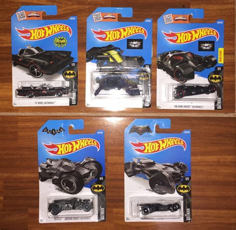 Hot Wheels Colección Batman Batmobile X5 S 10500 En Mercado Libre