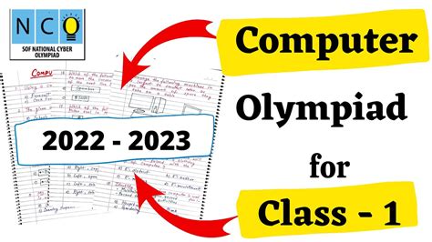 Computer Olympiad Class Computer Olympiad Nco For Class