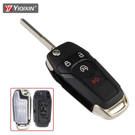 Yiqixin Buttons Flip Smart Key Shell For Ford F F F Explorer