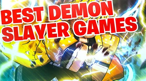 Top 10 Best Roblox Demon Slayer Games Youtube