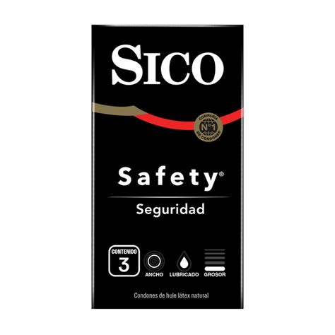 Condones Sico Safety 3 Piezas Farmacia Soriana