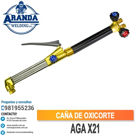 Ca A De Oxicorte Tipo Aga X Marca Gce Aranda Welding Premium