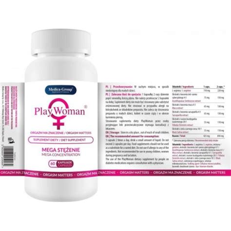 Купить Капсулы для повышения либидо у женщин Medica Group Play Woman 60 ...