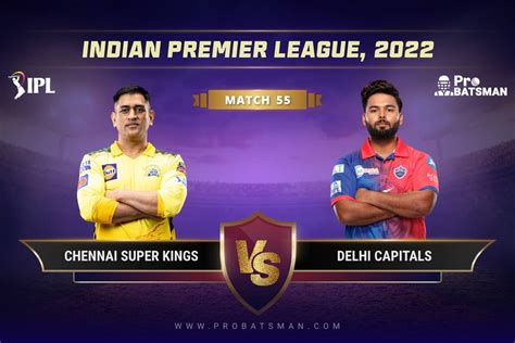 IPL 2022 Match 55 CSK Vs DC Dream11 Prediction With Preview Playing