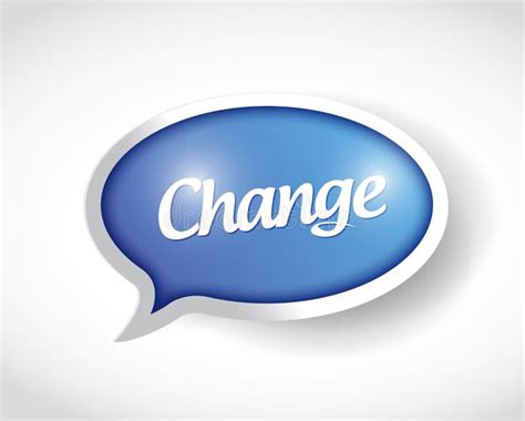 Change Ahead Road Sign Illustration Design Stock Illustration