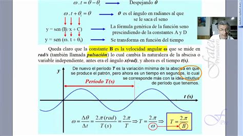 La Pulsación B De La Función Seno O Coseno Generalizada Período T Y