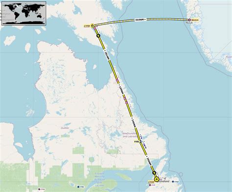 Aussie Group Flights Team Airliner Deer Lake To Iqaluit