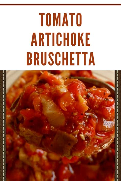 Tomato Artichoke Bruschetta Recipe • Mommys Memorandum