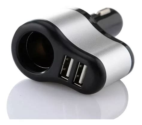 Encendedor Adaptador Cargador Carro 2 Usb MercadoLibre