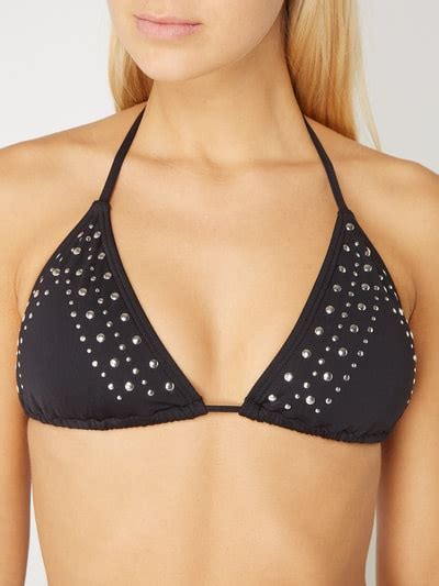 MICHAEL Michael Kors Bikini Oberteil Mit Neckholder Black Online Kaufen